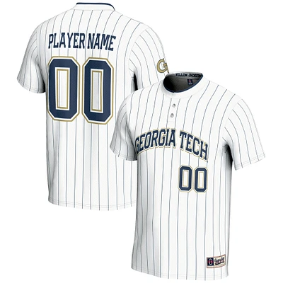 Unisex GameDay Greats  White Georgia Tech Yellow Jackets NIL Pick-A-Player Lightweight Softball Jersey