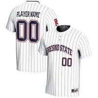Unisex GameDay Greats  White Fresno State Bulldogs NIL Pick-A-Player Lightweight Softball Jersey