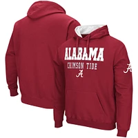 Men's Colosseum Crimson Alabama Tide Sunrise Pullover Hoodie