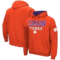 Men's Colosseum Clemson Tigers Sunrise Pullover Hoodie