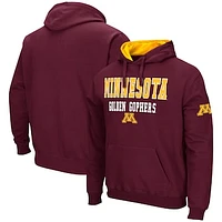 Men's Colosseum Maroon Minnesota Golden Gophers Sunrise Pullover Hoodie