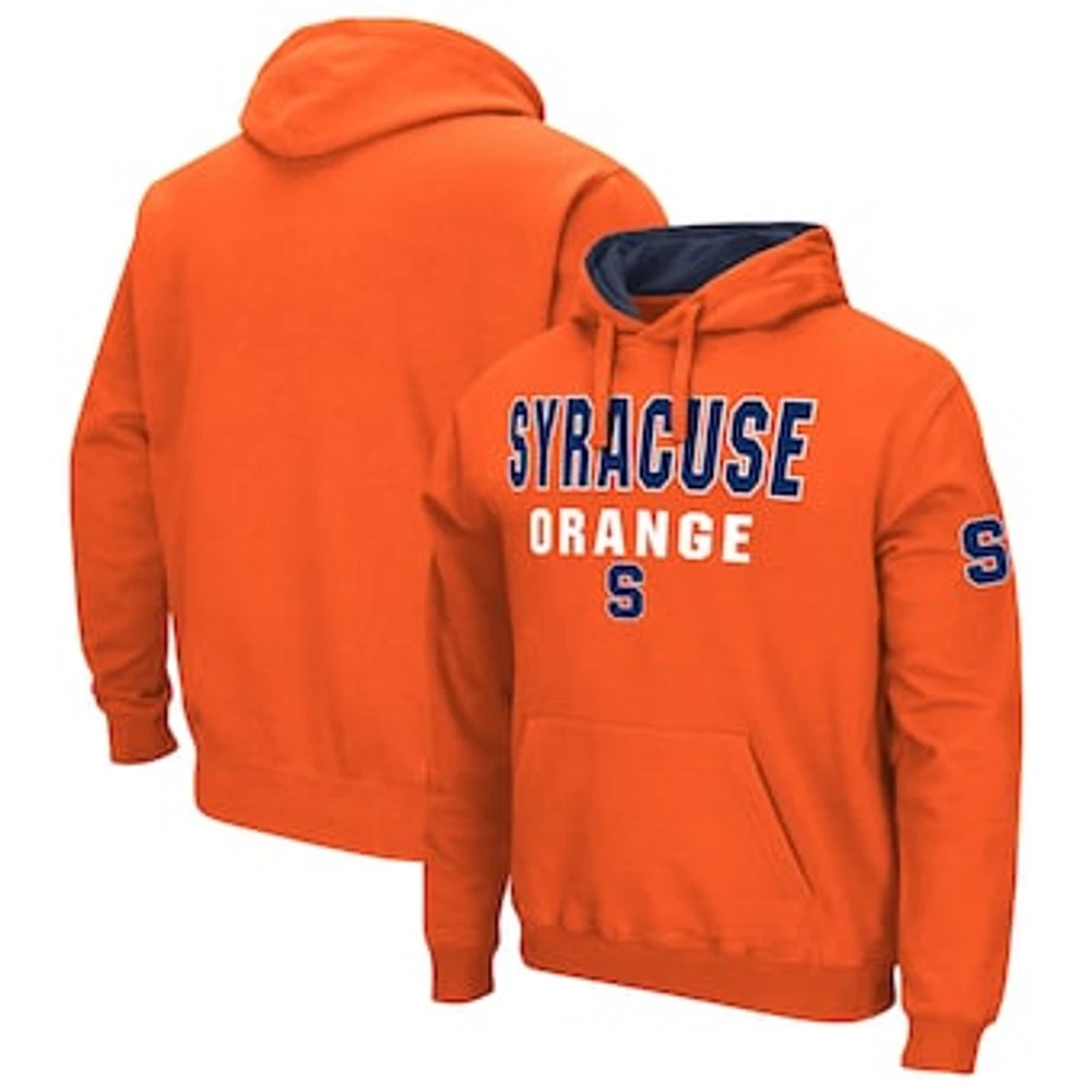 Men's Colosseum Orange Syracuse Sunrise Pullover Hoodie