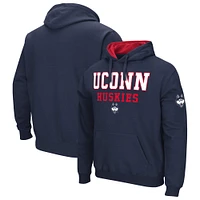 Men's Colosseum Navy UConn Huskies Sunrise Pullover Hoodie