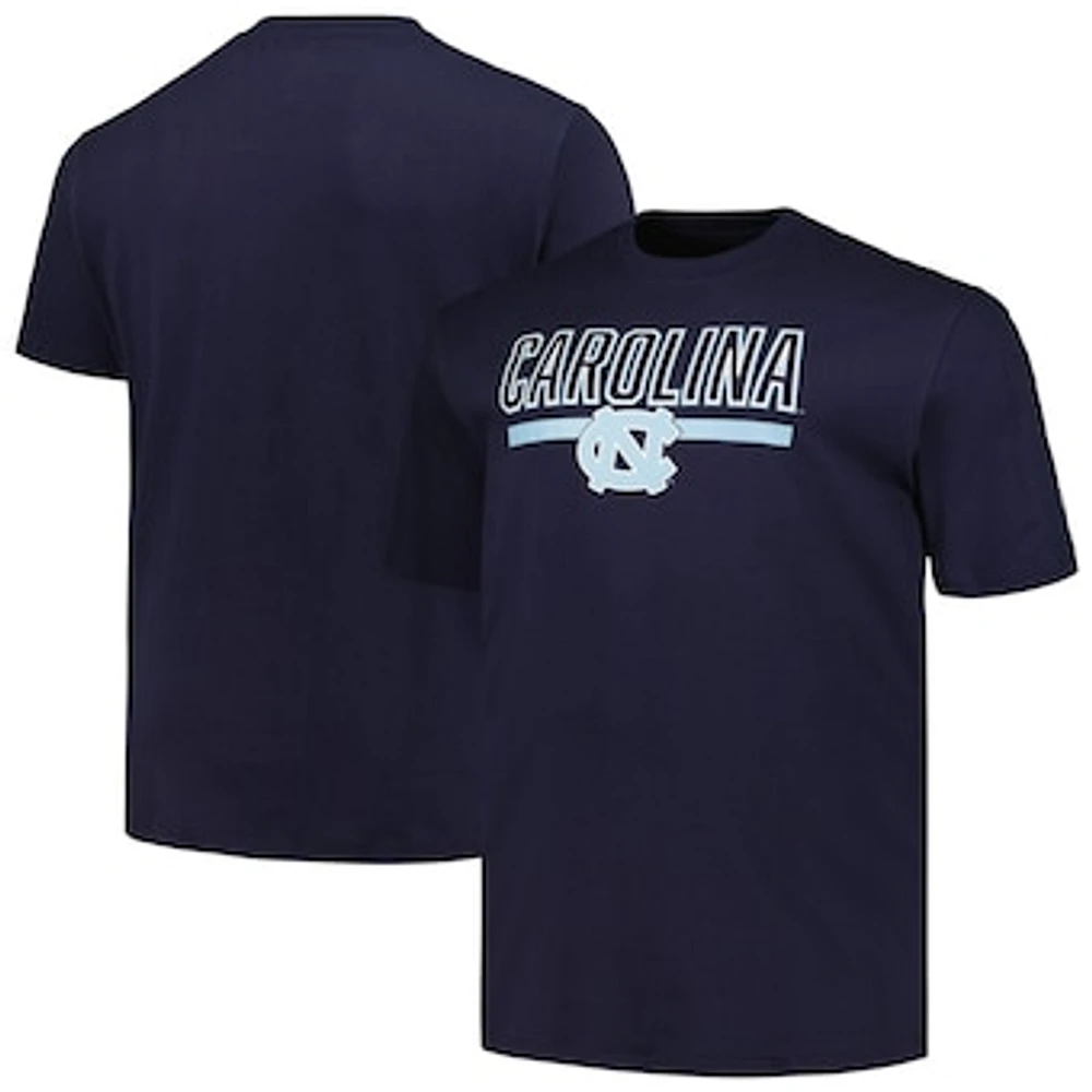 Men's Profile Navy North Carolina Tar Heels Big & Tall Team T-Shirt