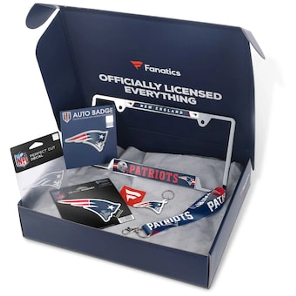 WinCraft New England Patriots Fanatics Automotive Gift Box