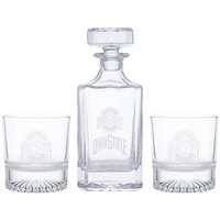 Ohio State Buckeyes Decanter & Two Rocks Glasses Set