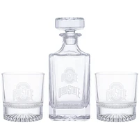 Ohio State Buckeyes Decanter & Two Rocks Glasses Set