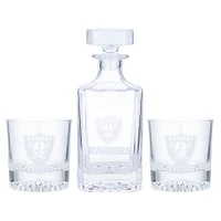 Las Vegas Raiders Decanter & Two Rocks Glasses Set