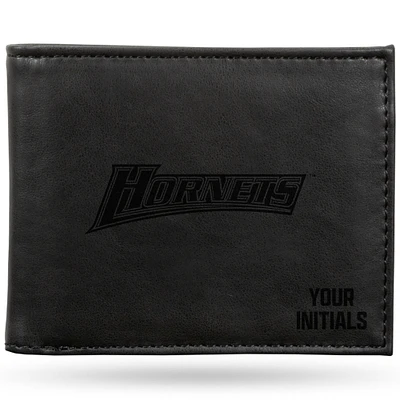 Black Delaware State Hornets Personalized Billfold Wallet