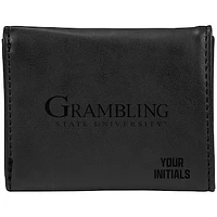 Black Grambling Tigers Personalized Trifold Wallet