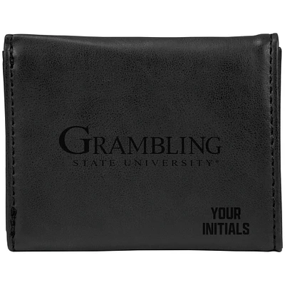 Black Grambling Tigers Personalized Trifold Wallet