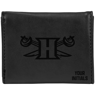 Black Hampton Pirates Personalized Trifold Wallet