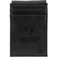 Black Clark Atlanta Panthers Personalized Front Pocket Wallet