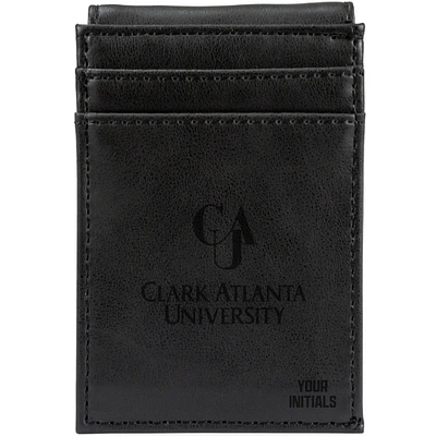 Black Clark Atlanta Panthers Personalized Front Pocket Wallet