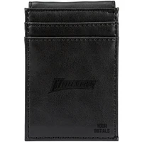 Black Delaware State Hornets Personalized Front Pocket Wallet