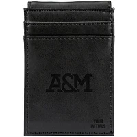 Black Florida A&M Rattlers Personalized Front Pocket Wallet