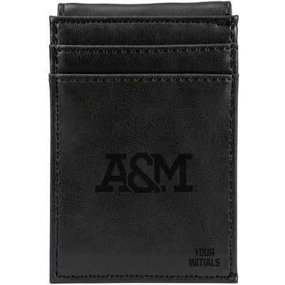 Black Florida A&M Rattlers Personalized Front Pocket Wallet