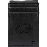 Black Florida Gators Personalized Front Pocket Wallet