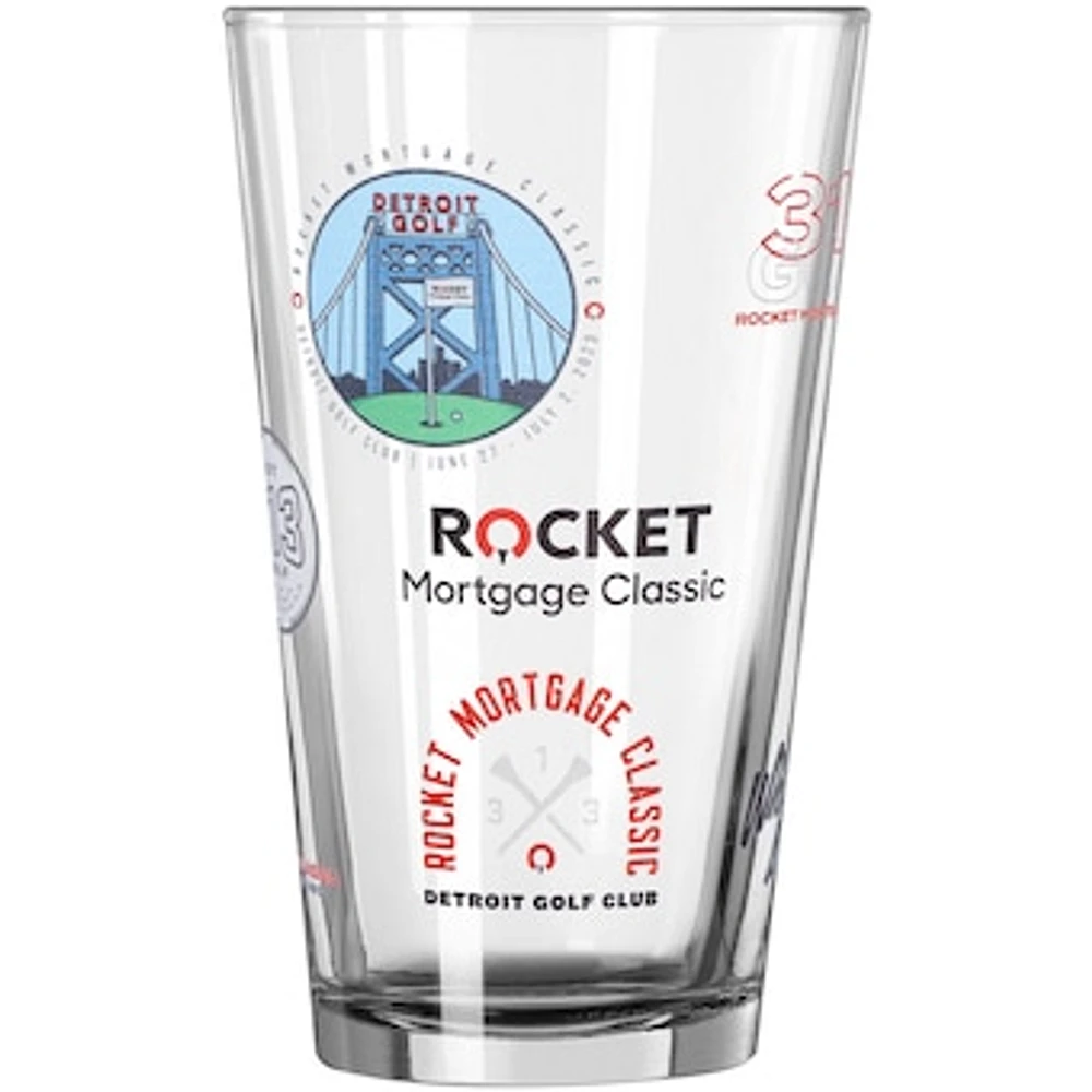 PGA TOUR 16oz. Atlantic Group Rocket Mortgage Scatter Pint Glass