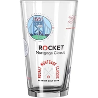 PGA TOUR 16oz. Atlantic Group Rocket Mortgage Scatter Pint Glass