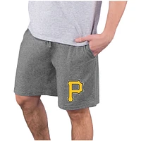 Men's Concepts Sport  Charcoal Pittsburgh Pirates Quest Knit Jam Shorts