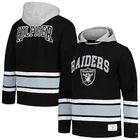 Men's Tommy Hilfiger Black Las Vegas Raiders Ivan Fashion Pullover Hoodie