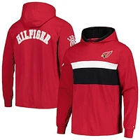 Men's Tommy Hilfiger  Cardinal Arizona Cardinals Morgan Long Sleeve Hoodie T-Shirt