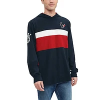 Men's Tommy Hilfiger  Navy Houston Texans Morgan Long Sleeve Hoodie T-Shirt