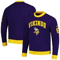 Men's Tommy Hilfiger Purple Minnesota Vikings Reese Raglan Tri-Blend Pullover Sweatshirt