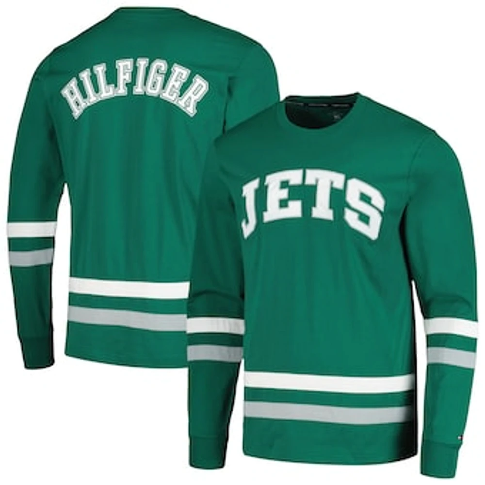 Men's Tommy Hilfiger Green/Gray New York Jets Nolan Long Sleeve T-Shirt