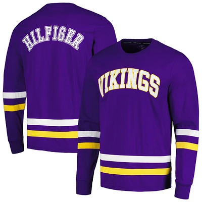 Men's Tommy Hilfiger Purple/Gold Minnesota Vikings Nolan Long Sleeve T-Shirt