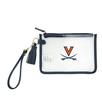 Virginia Cavaliers Clear Wristlet