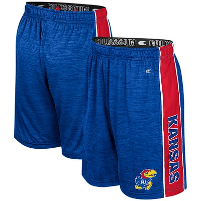 Youth Colosseum Royal Kansas Jayhawks Creative Control Shorts