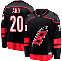 Men's Fanatics Sebastian Aho Black Carolina Hurricanes Home Breakaway Jersey