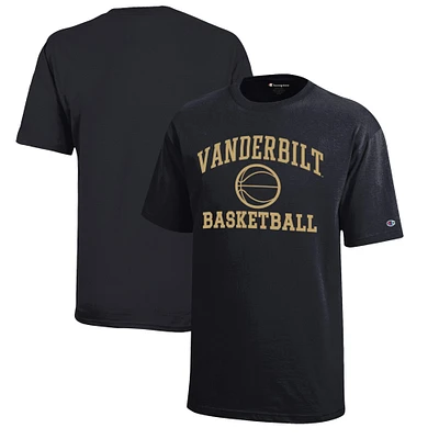 Youth Champion Vanderbilt Commodores Icon Logo Basketball T-Shirt