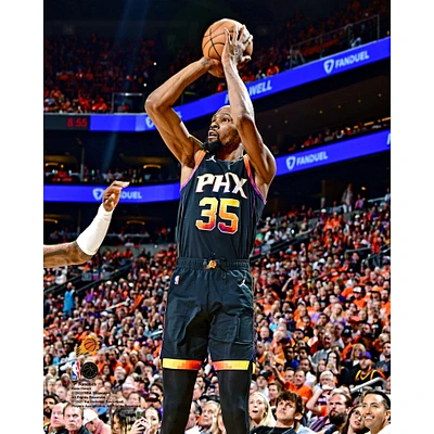 Kevin Durant Phoenix Suns Unsigned Shooting Black vs. Clippers 2023 NBA Playoffs Photograph