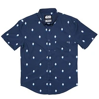 Unisex RSVLTS Navy Star Wars 12 Parsecs KUNUFLEX Button-Down Shirt