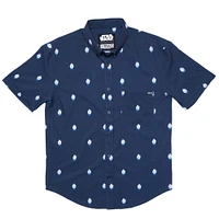 Unisex RSVLTS Navy Star Wars 12 Parsecs KUNUFLEX Button-Down Shirt