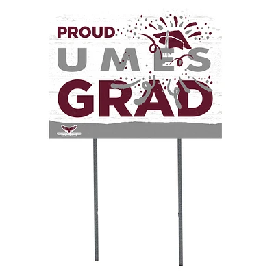 Maryland Eastern Shore Hawks 18" x 24" Proud Graduate Yard Sign