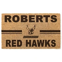 Roberts Wesleyan Redhawks 18" x 30" Team Logo Doormat