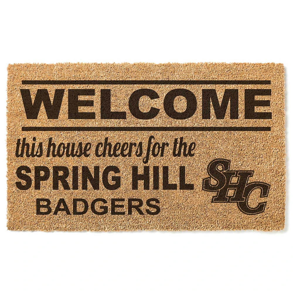 Spring Hill Badgers 18" x 30" Welcome Doormat