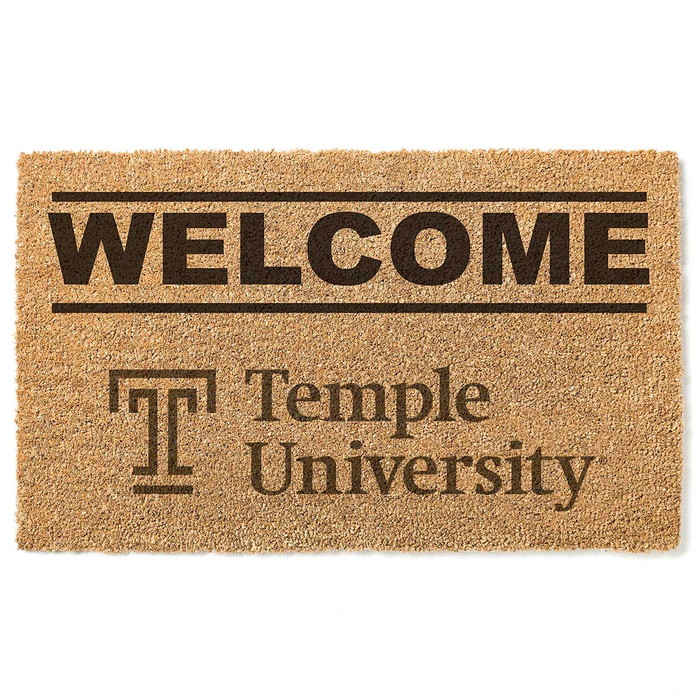 Temple Owls 18" x 30" Welcome Doormat