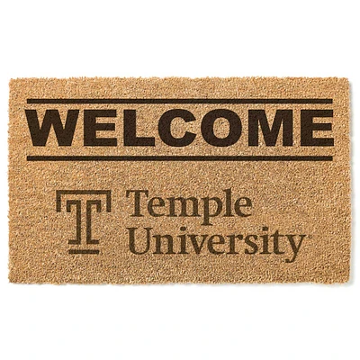 Temple Owls 18" x 30" Welcome Doormat