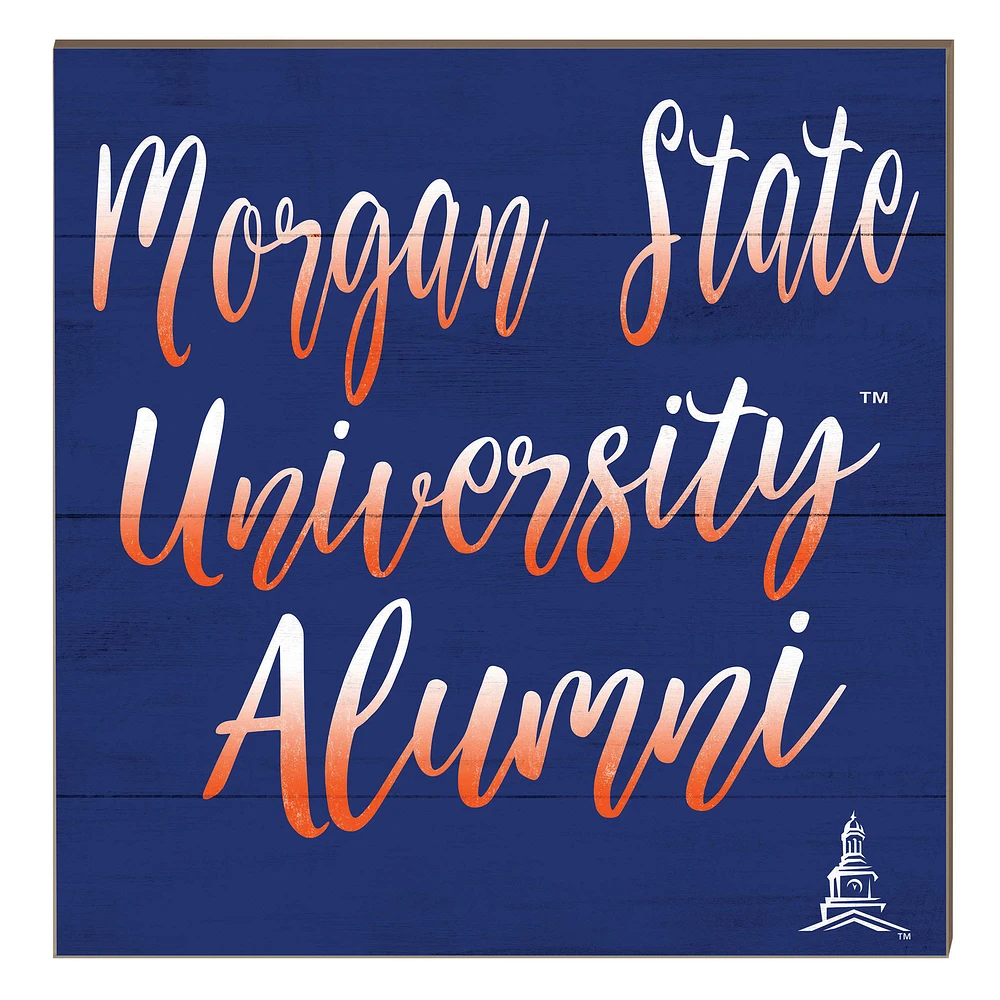 Morgan State Bears 10" x 10" Alumni Plaque