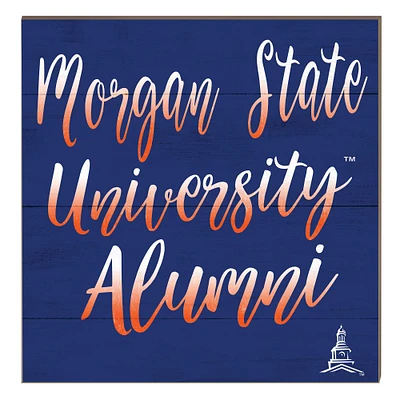 Morgan State Bears 10" x 10" Alumni Plaque