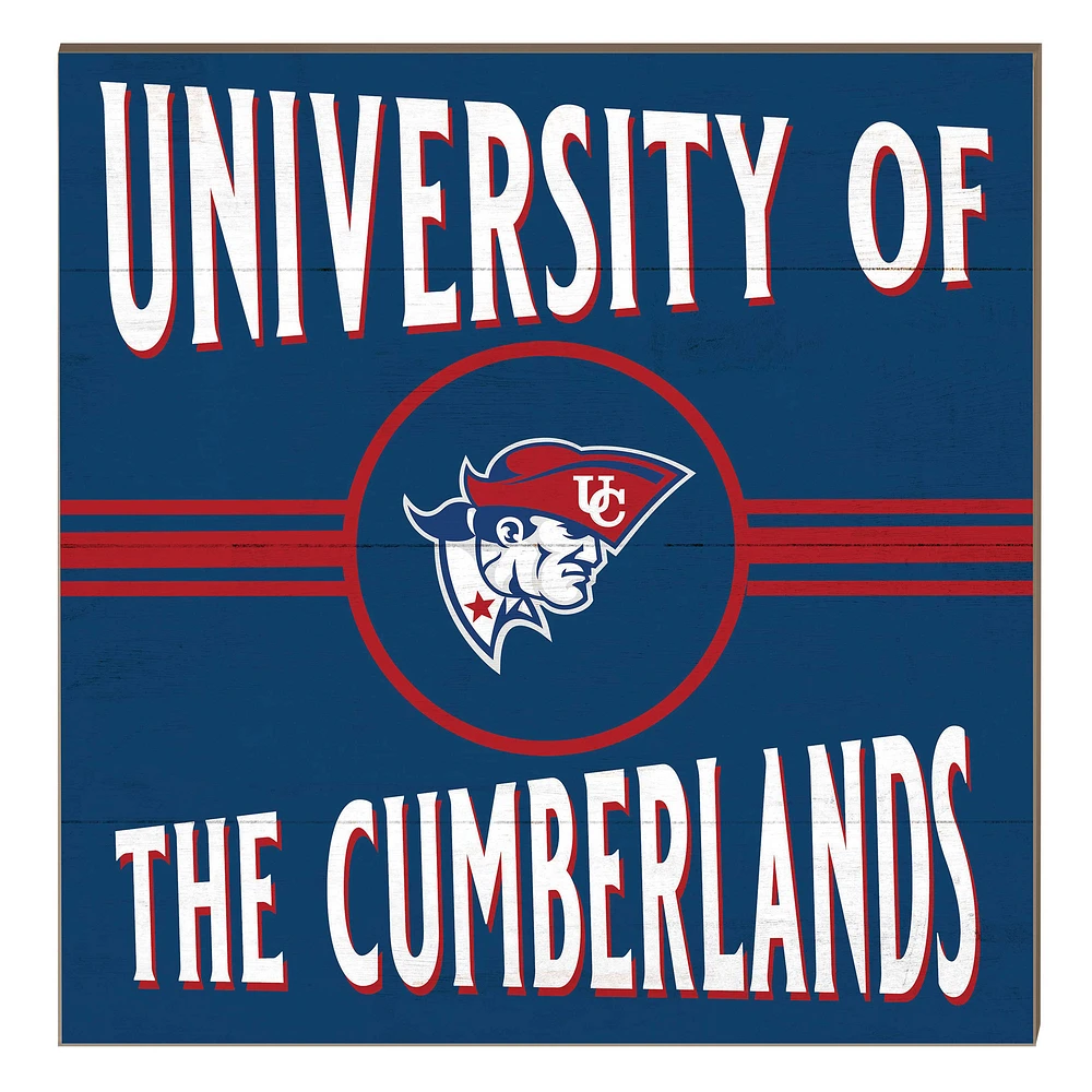 Cumberlands Patriots 10" x 10" Retro Team Sign