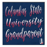 Columbus State Cougars 10" x 10" Grandparent Plaque