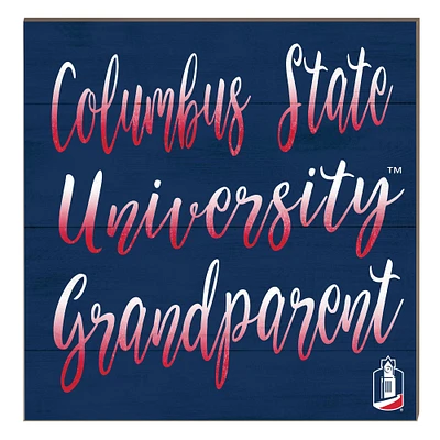 Columbus State Cougars 10" x 10" Grandparent Plaque