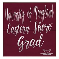 Maryland Eastern Shore Hawks 10" x 10" Grad Plaque