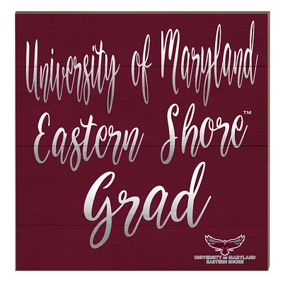 Maryland Eastern Shore Hawks 10" x 10" Grad Plaque